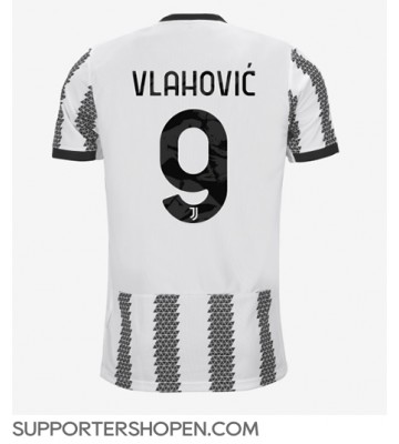 Juventus Dusan Vlahovic #9 Hemma Matchtröja 2022-23 Kortärmad